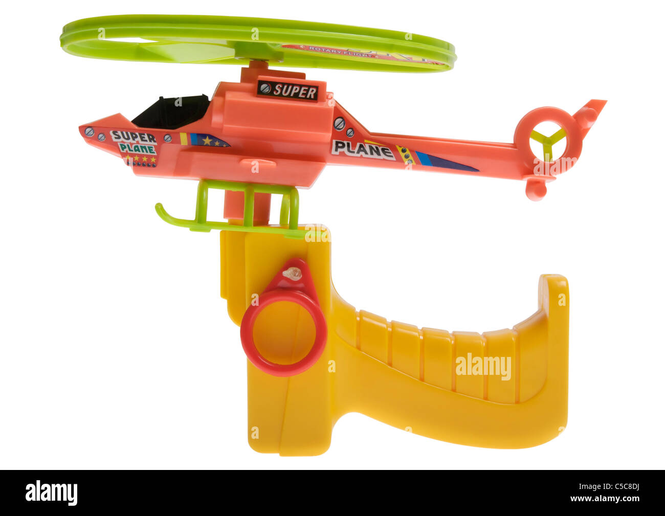 pull string helicopter toy