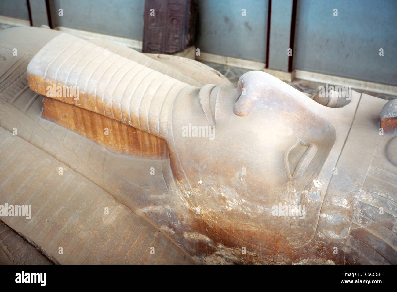 Colossus of Ramses II (13th century BC), Memphis, Egypt Stock Photo