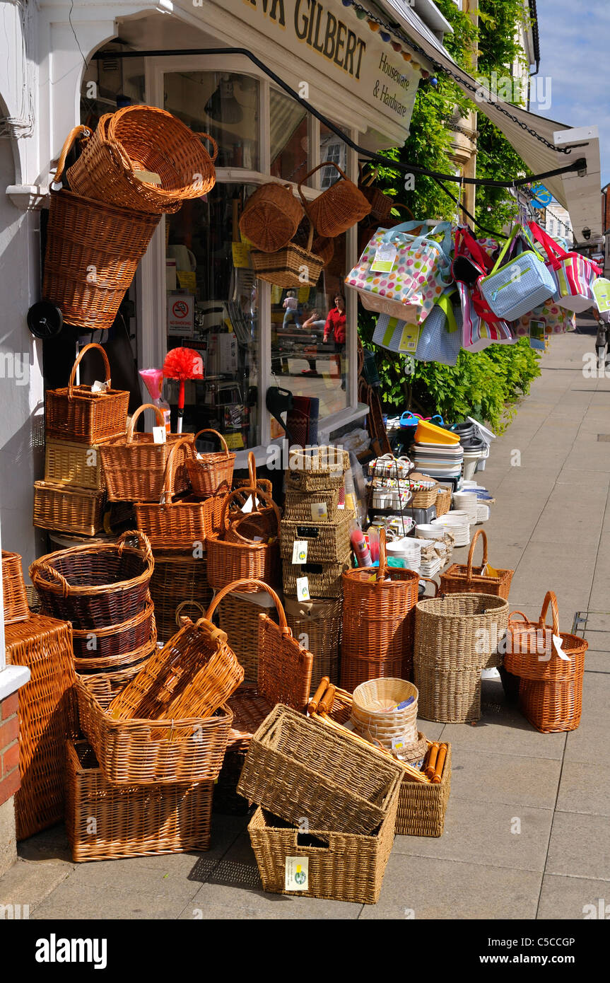 Frank Gilbert's Houseware and Hardware store on the High Street of