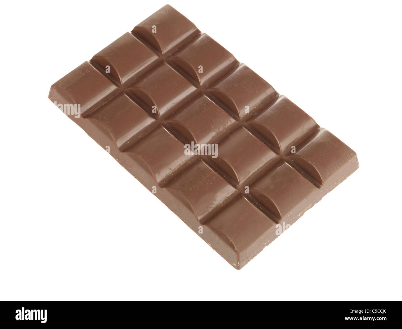 Whole Bar Of Unwrapped Luxury Tasty Milk Chocolate With No People