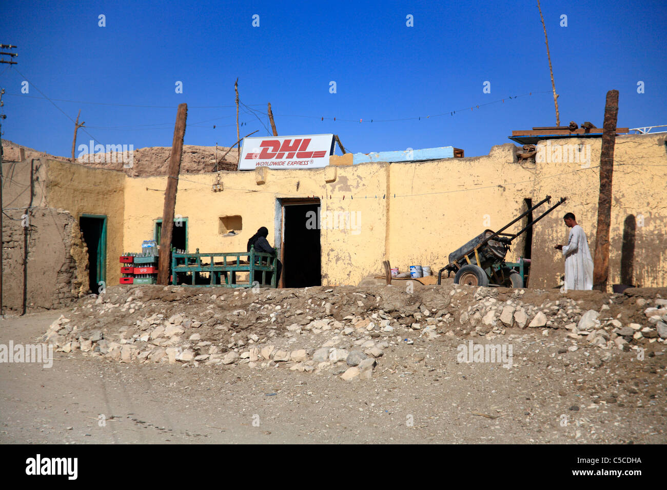 Village of Gurna, Luxor (West bank), Egypt Stock Photo