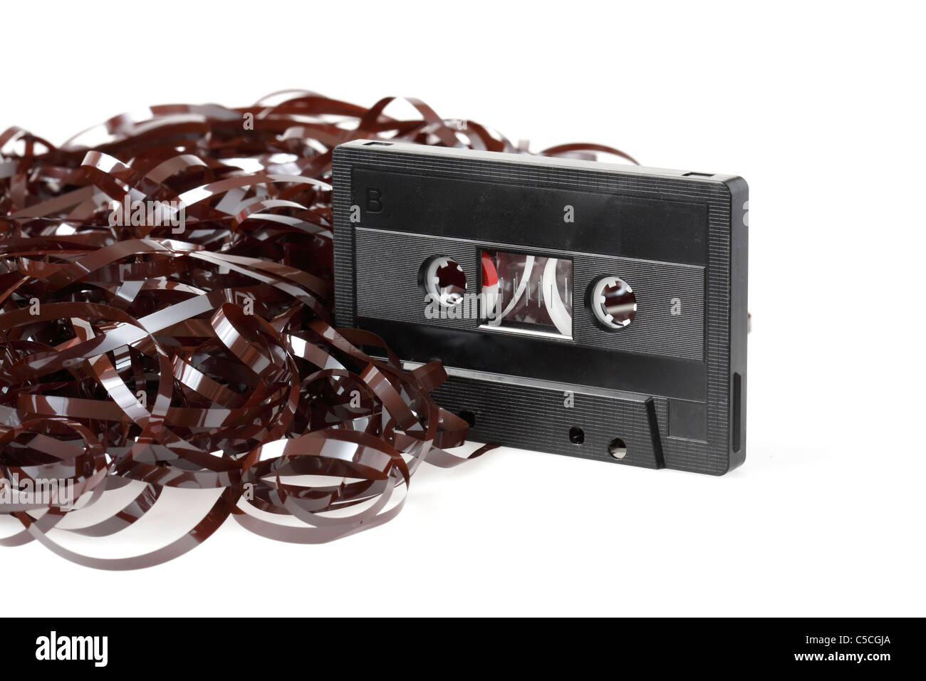 Tangled cassette tape tangle hires stock photography and images Alamy