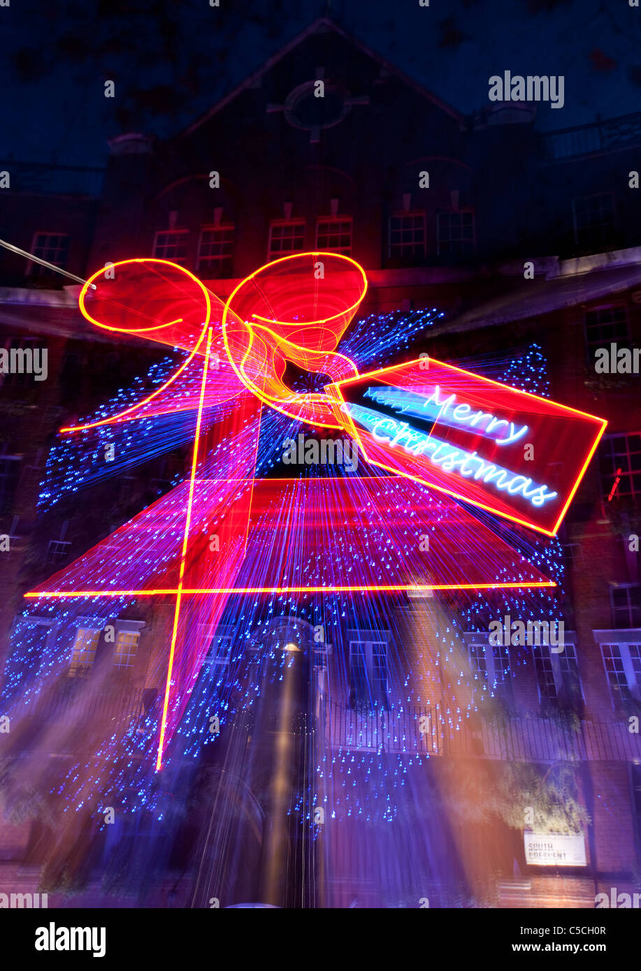 Neon christmas lights hires stock photography and images Alamy