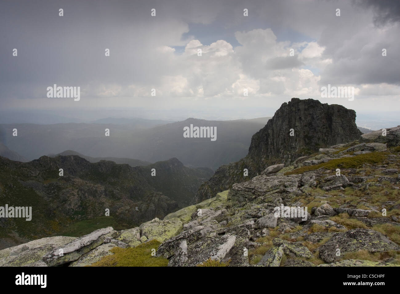 Mountain storm landscape Stock Photo - Alamy