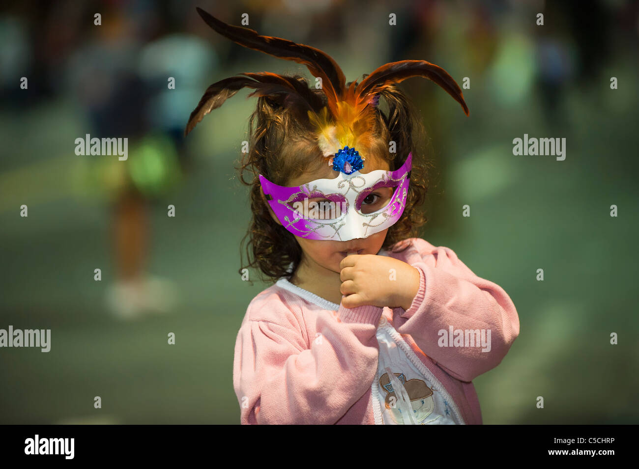 Street carnival, Montevideo, Uruguay, South America Stock Photo