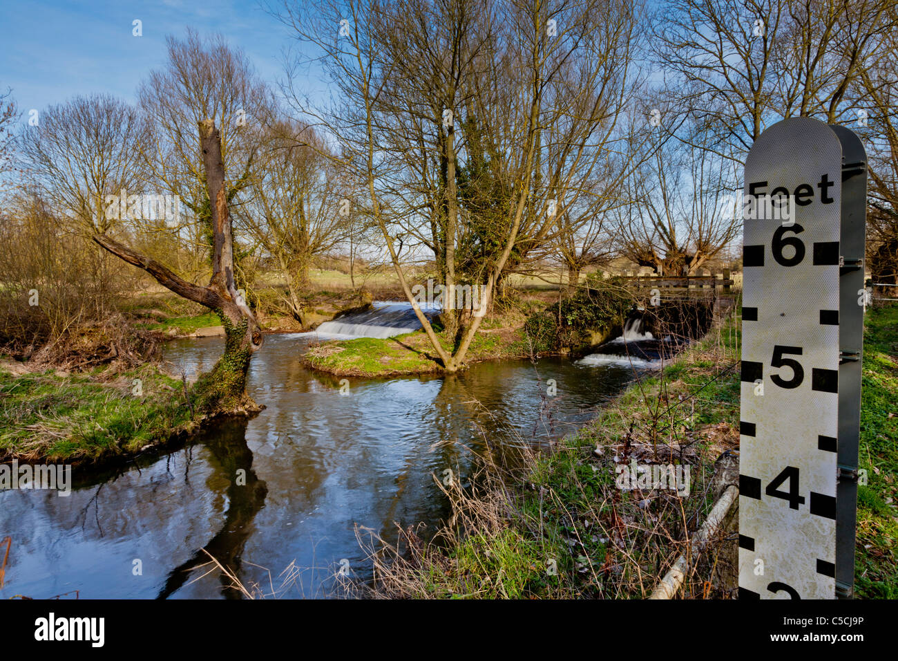 River Alne, Near Great Alne Stock Photo Alamy