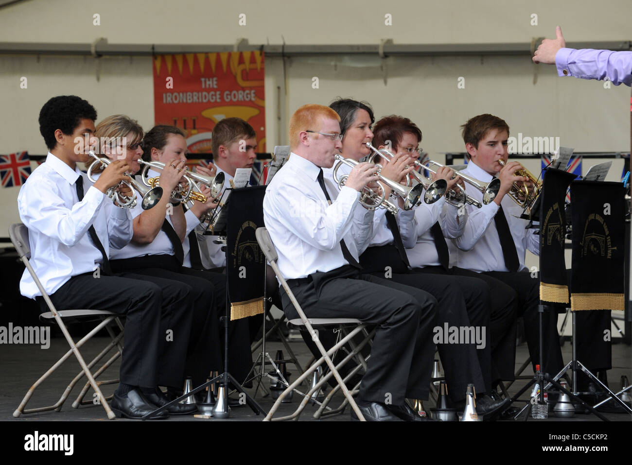 The Ironbridge Brass Band Festival 2011 and trumpet