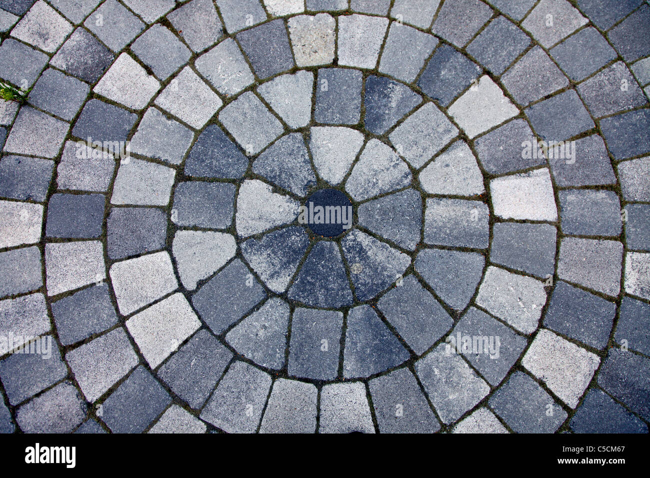 Stony soil, different designs, type of stones. Floor covering