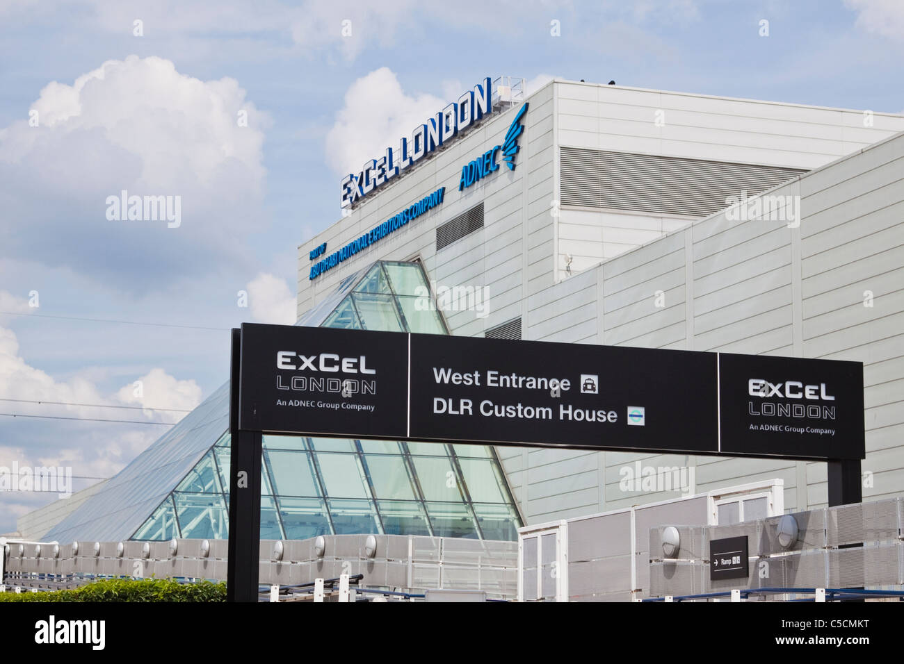 Excel London Royal Victoria Dock Stock Photo Alamy