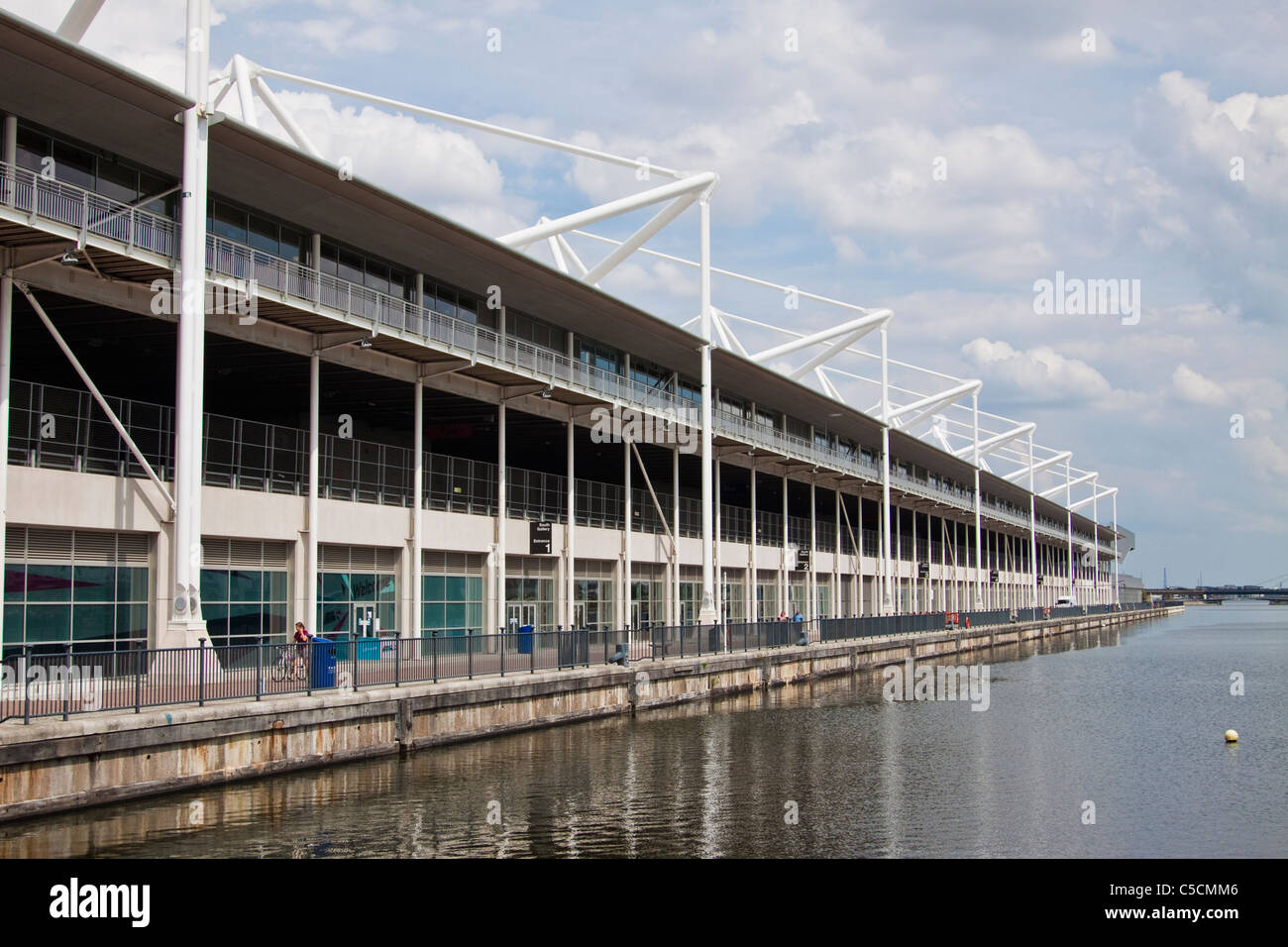 Excel London Royal Victoria Dock Stock Photo Alamy