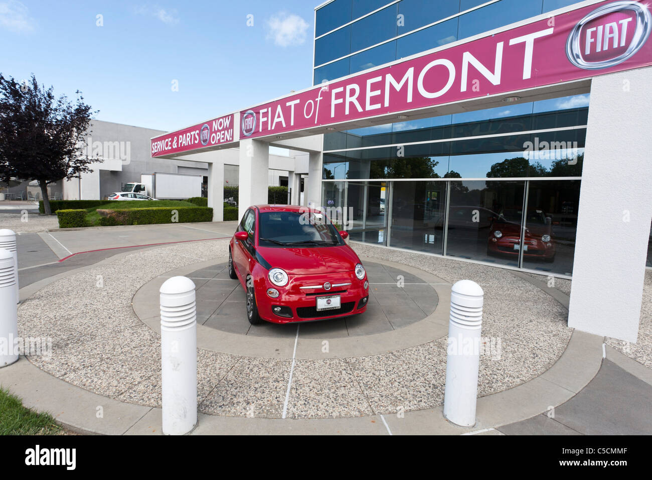 Fiat USA dealership in California Stock Photo