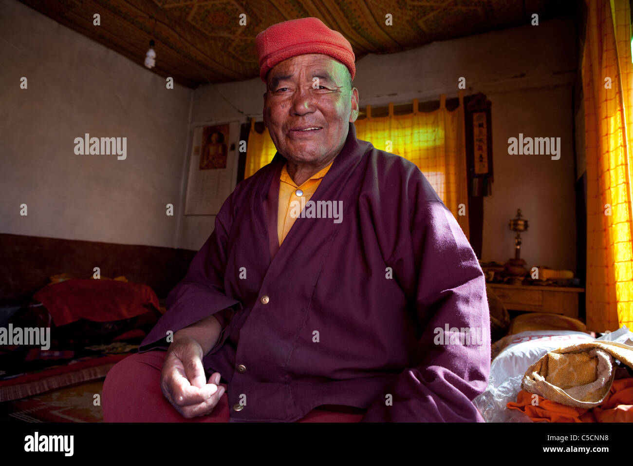 Angshi Rinpoche (75) is a Buddhist monk. He believes the climate is ...