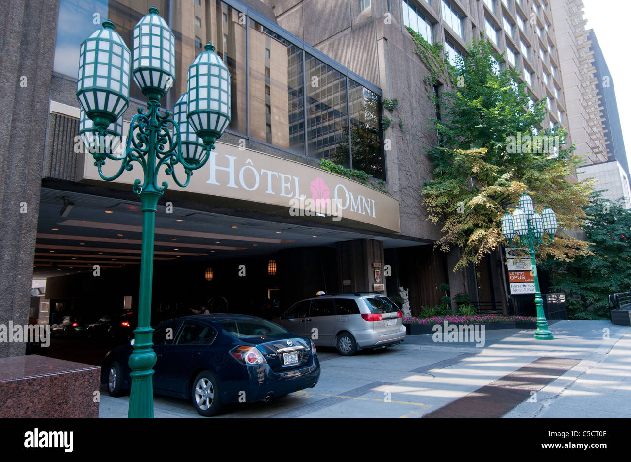Hotel Omni Sherbrooke street downtown Montreal Canada Stock Photo Alamy