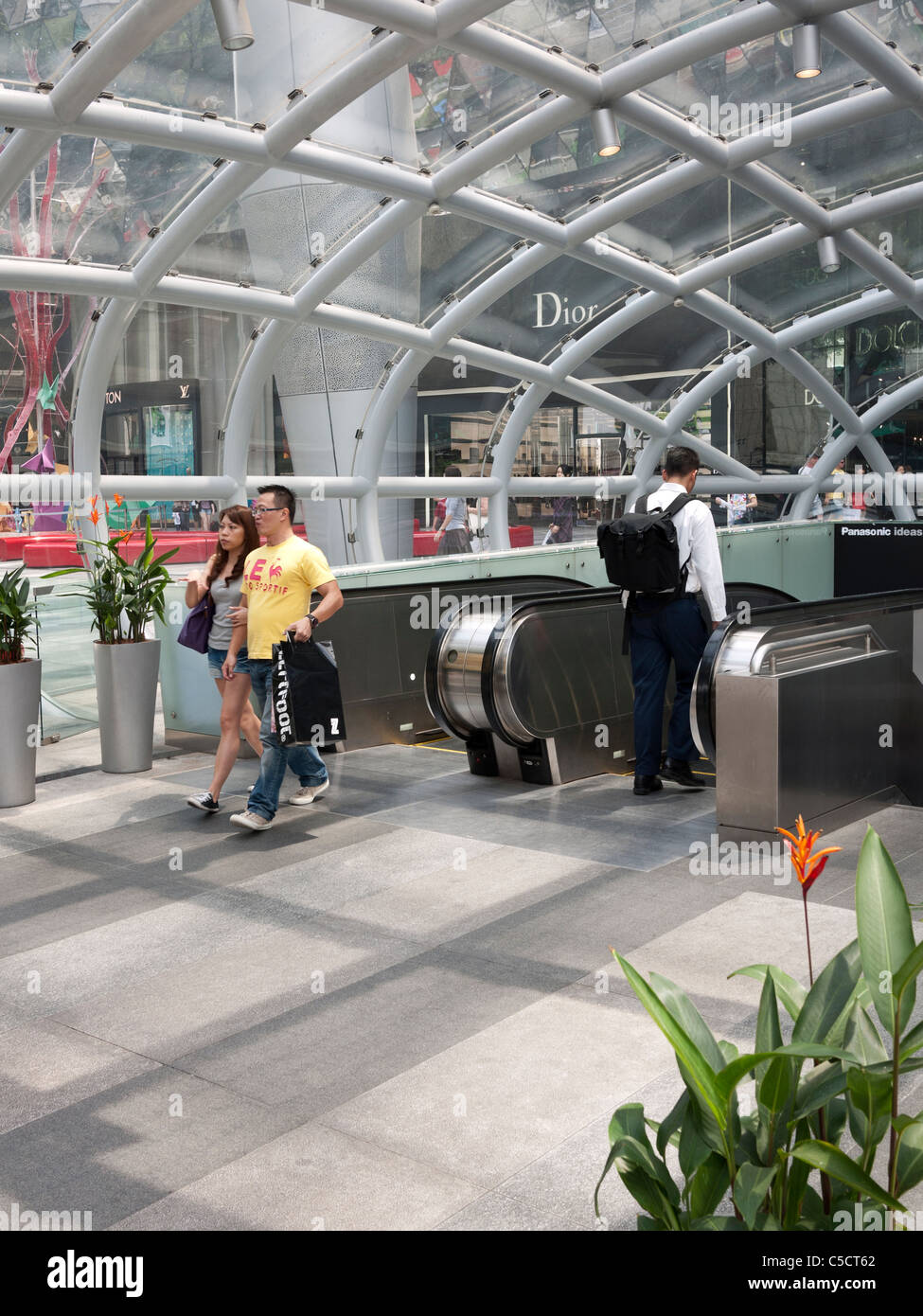 Entry to ION Orchard MRT station, Orchard Rd, Singapore Stock Photo Alamy