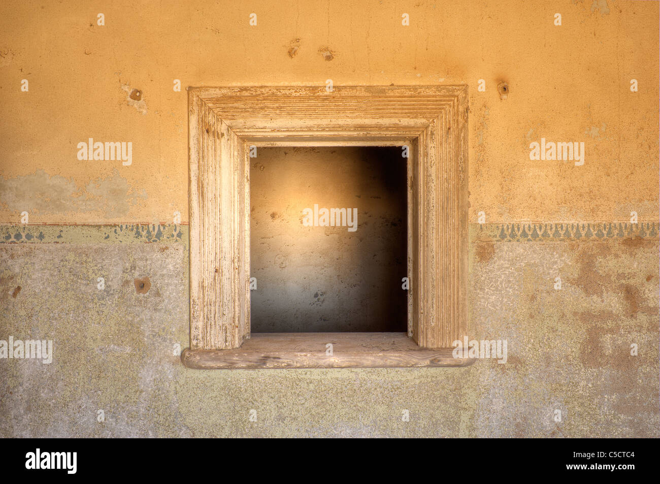 Pantry Hatch In Sand Filled Building Kolmanskop Ghost Town Near