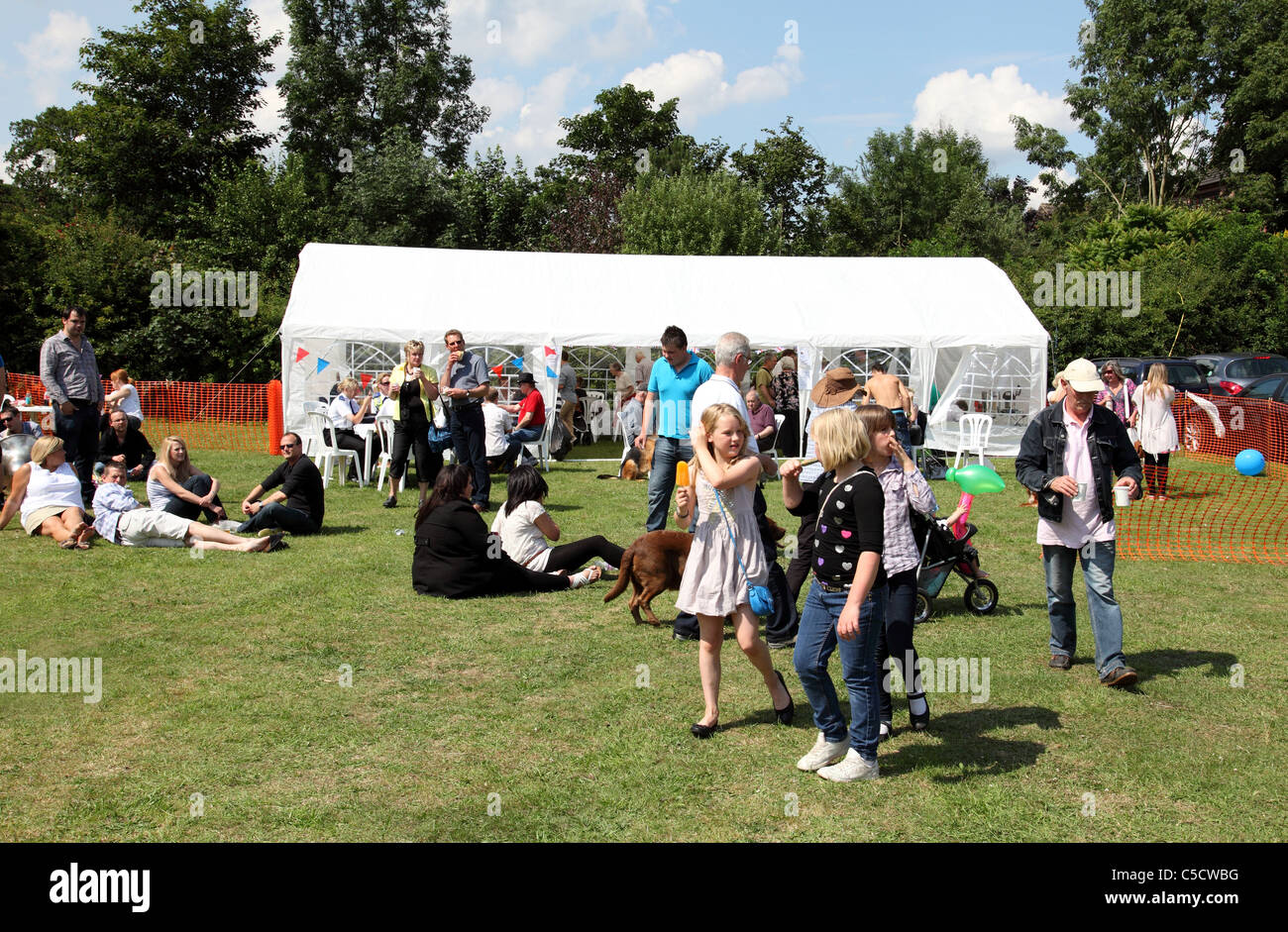 A village fete in Derbyshire, England, U.K Stock Photo Alamy