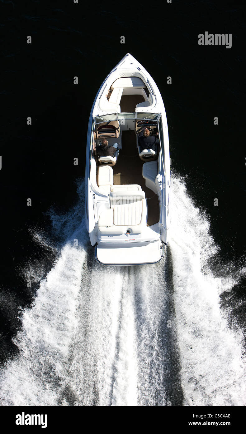 motorboat top view