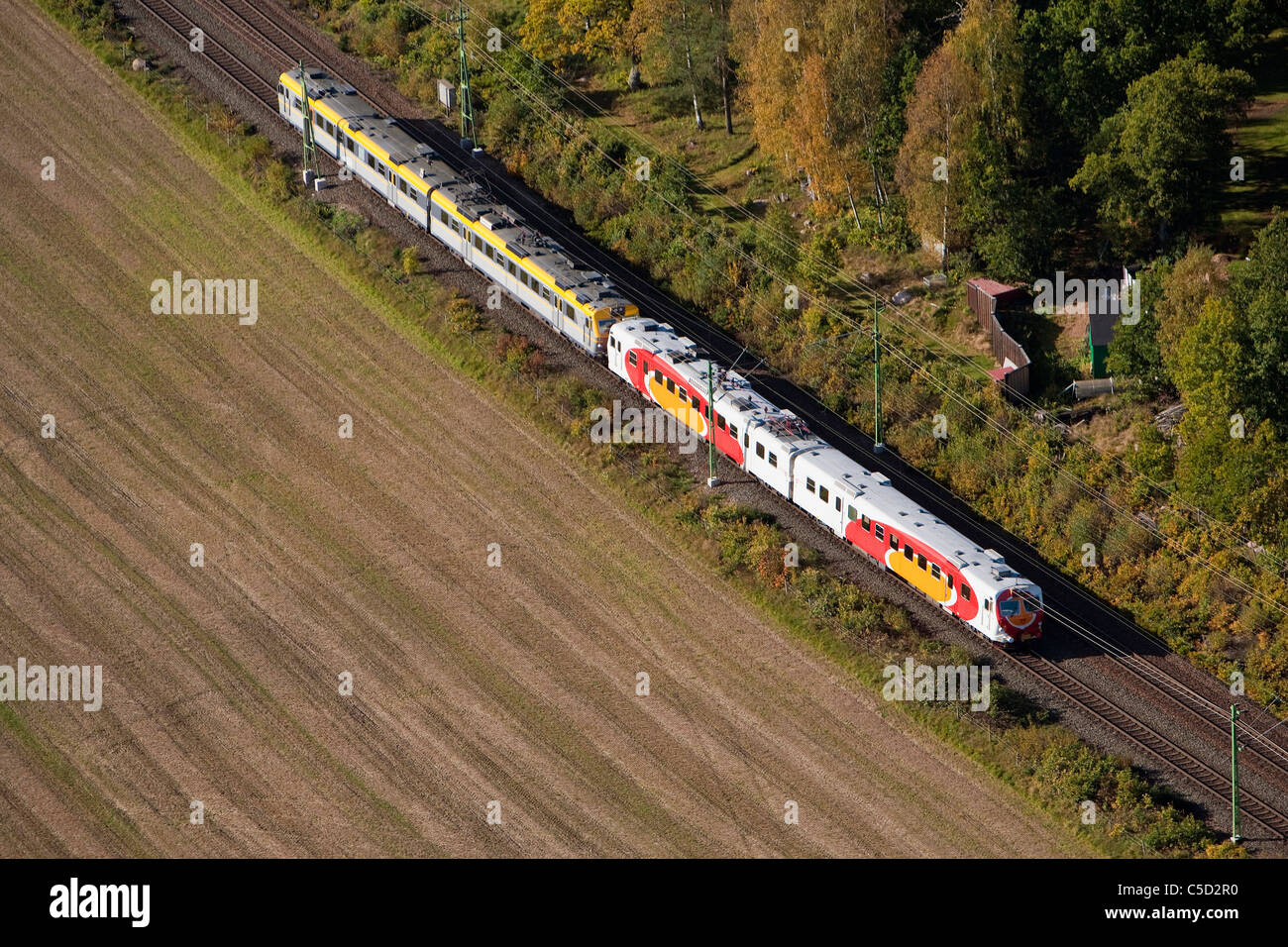 View outside a train hi-res stock photography and images - Alamy