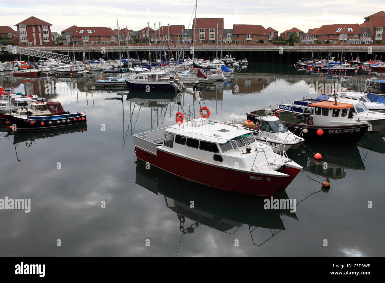 Sunderland Marina in Tyne and Wear, England Stock Photo Alamy