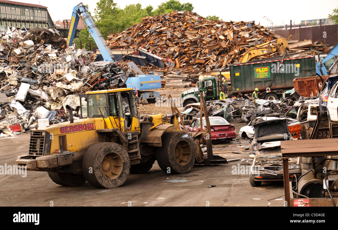 Scrap Metal Junk Yard, Brooklyn, New York City Stock Photo Alamy
