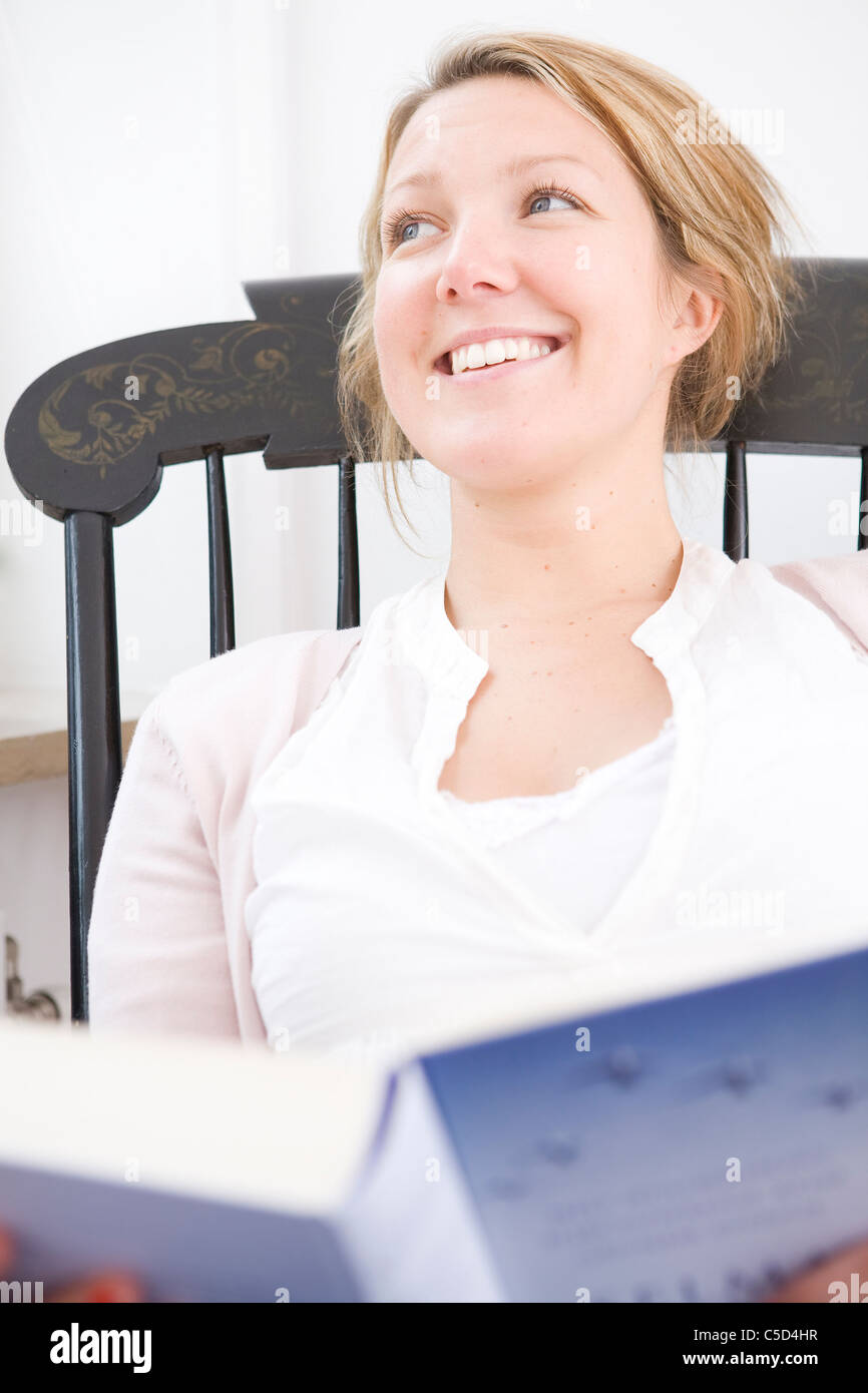 Sitting in a rocking chair hi-res stock photography and images - Alamy