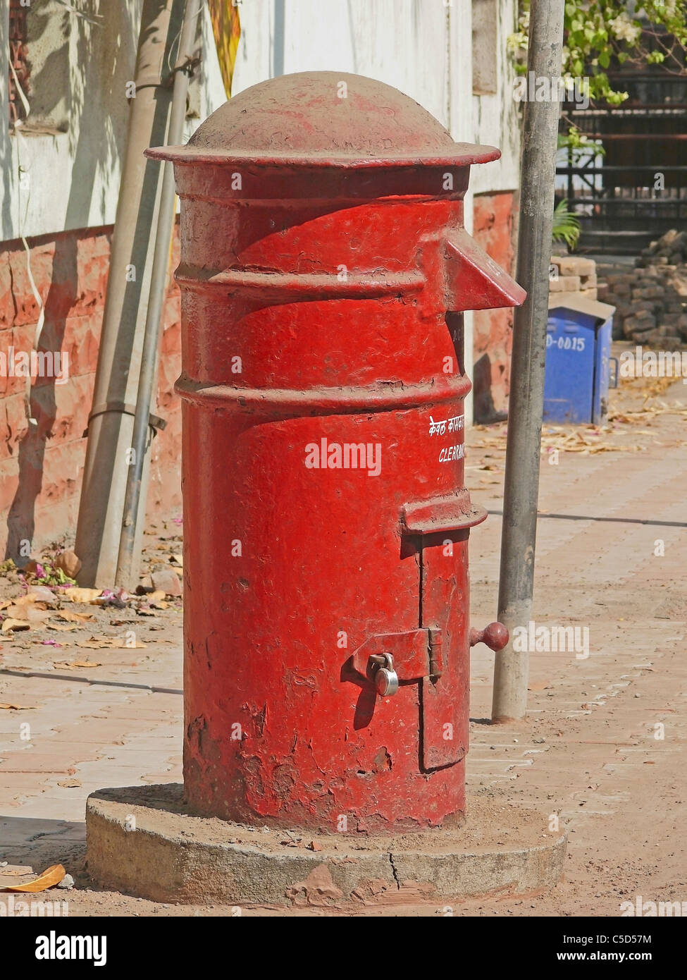 Indian red box mail letter hi-res stock photography and images - Alamy