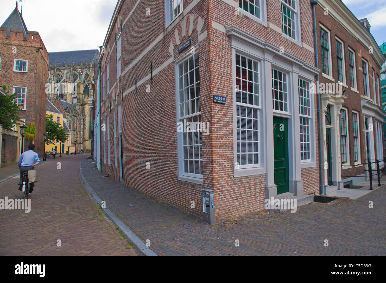 Achter de Dom street Museumkwartier district Utrecht city the Netherlands Europe Stock Photo Alamy