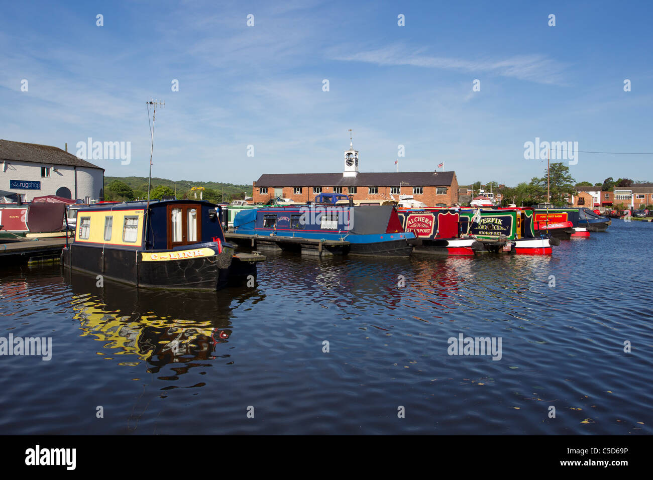 Boat Yard At Stourport Basins Stourport On Severn Worcestershire May