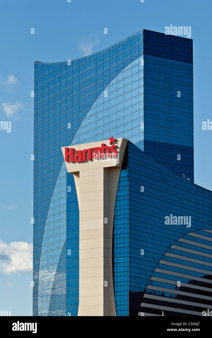Harrahs casino, Atlantic City, New Jersey, USA Stock Photo