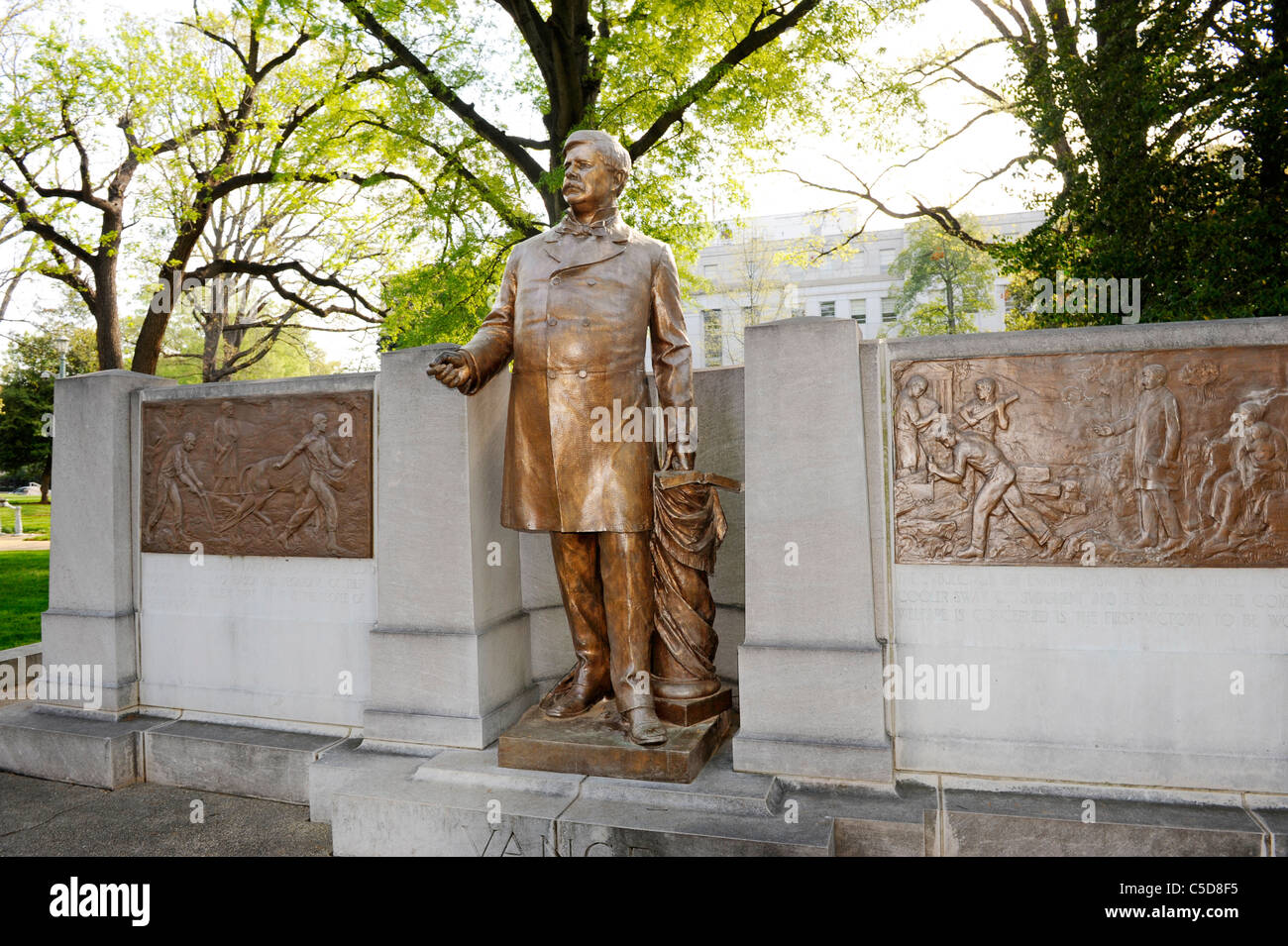 Raleigh North Carolina Capitol Capital Zebulon Baird Vance Stock Photo