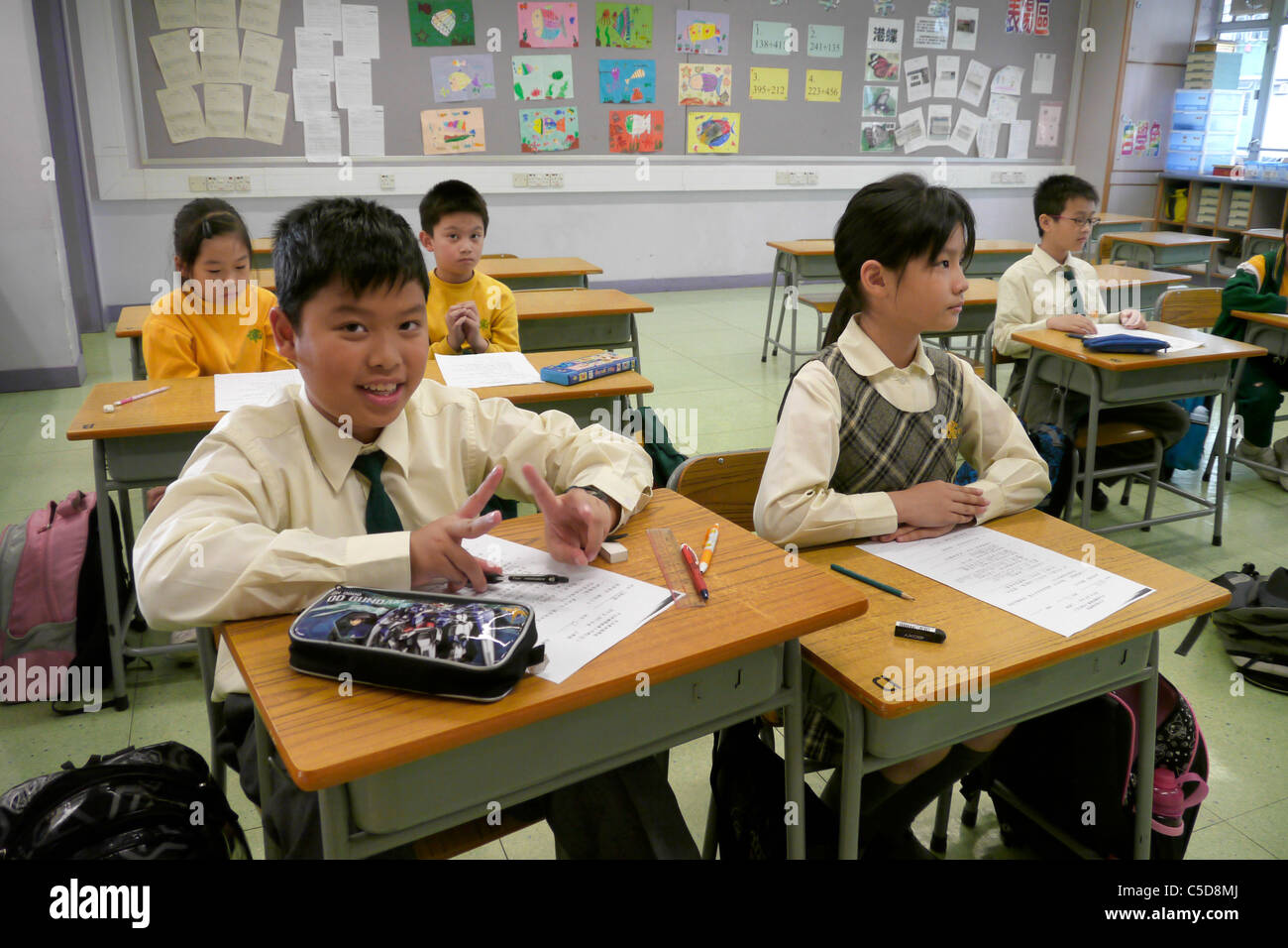 HONG KONG Maryknoll Fathers' Primary School in Kowloon. photo by Sean