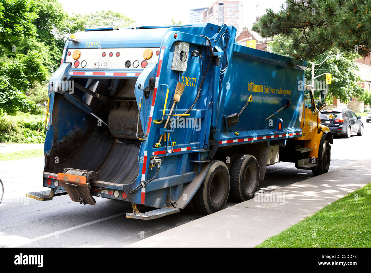 city of toronto solid waste management refuse garbage lorry ontario canada  Stock Photo - Alamy