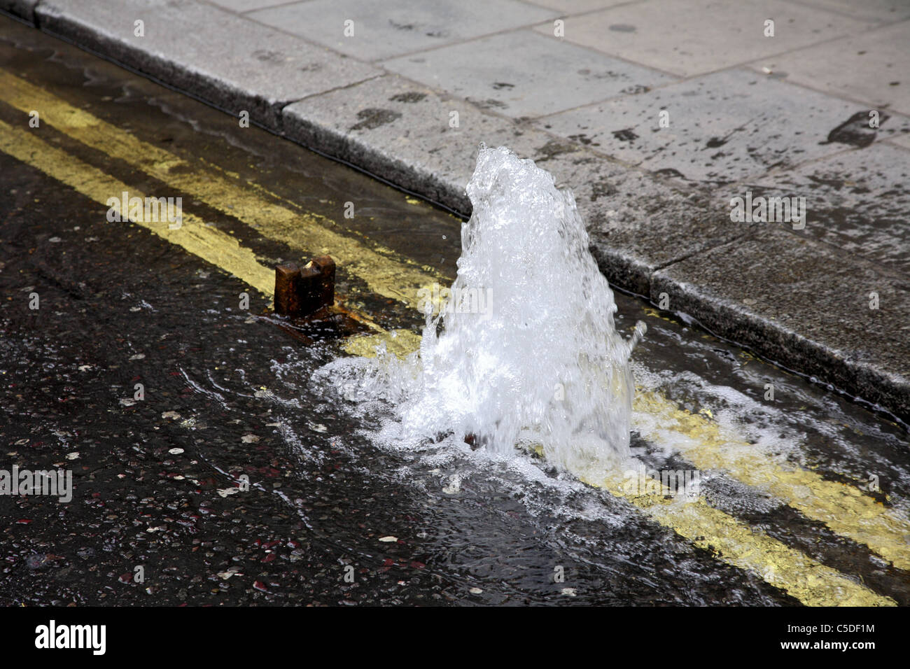 Water Mains Leak High Resolution Stock Photography and Images Alamy