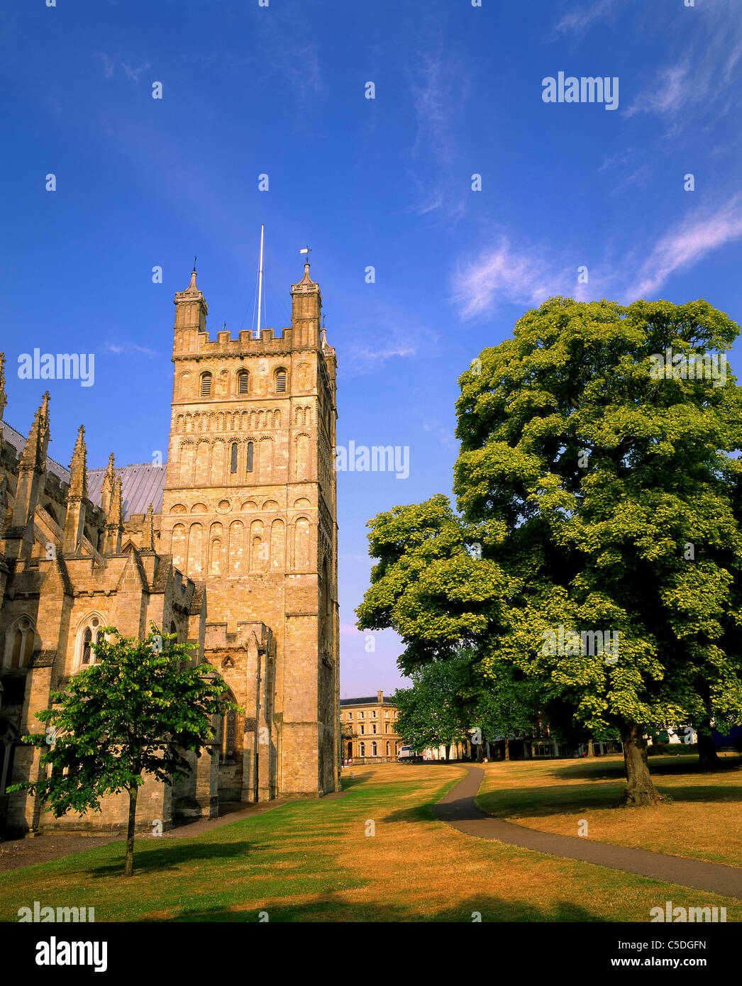 UK,Devon,Exeter,St Peter's Cathedral North Face Stock Photo Alamy