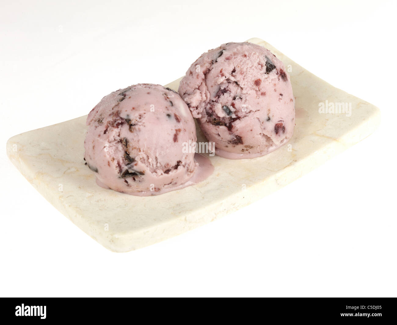 Cherry Garcia Frozen Yogurt Stock Photo Alamy