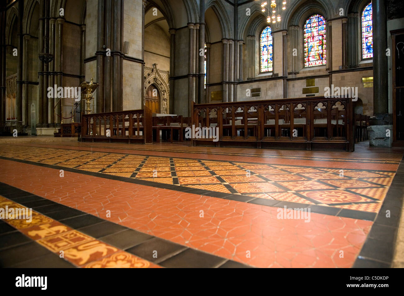 Rochester cathedral stained glass window hires stock photography and