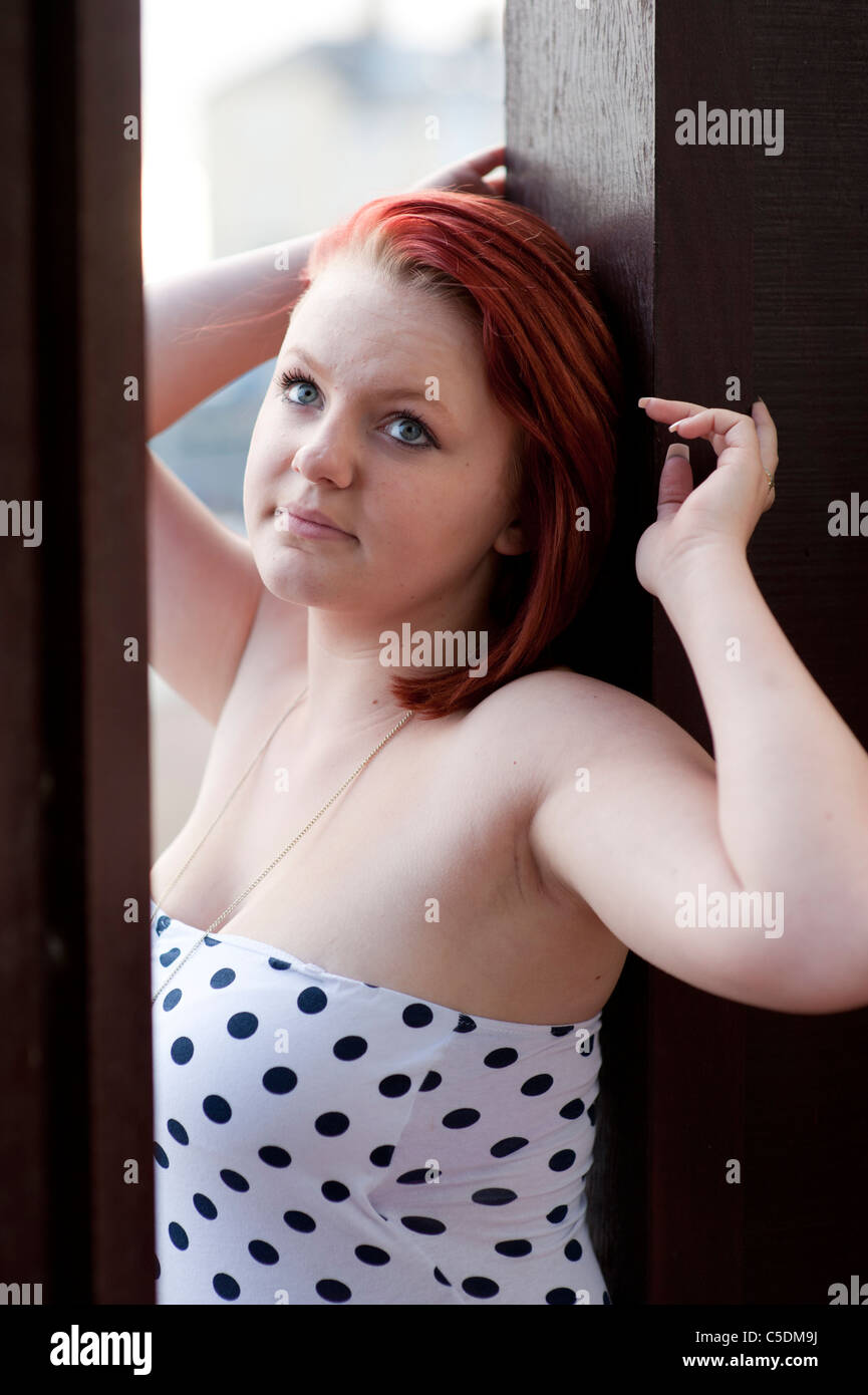 A 15 16 year old teenage girl. UK Stock Photo