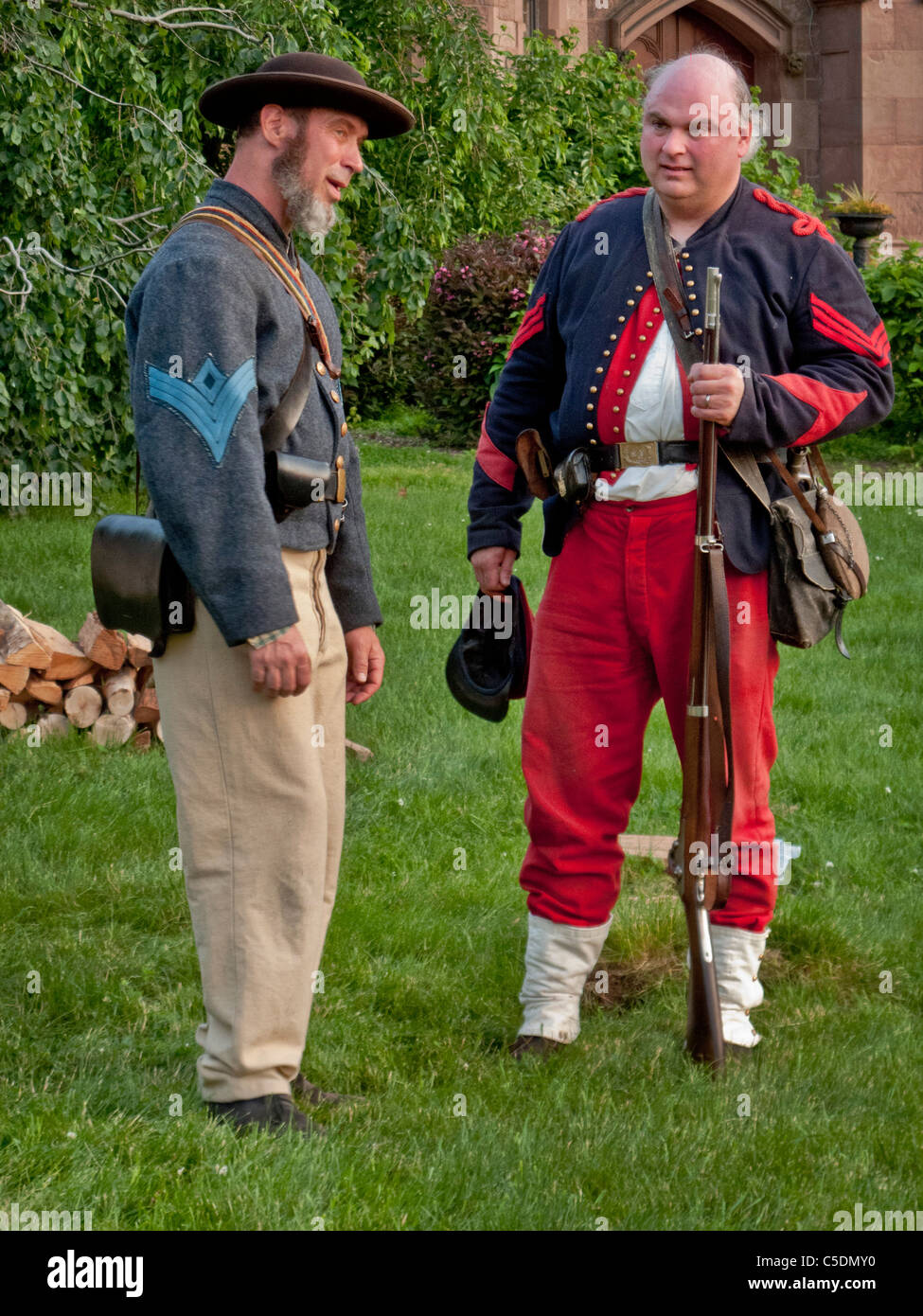 Union And Confederate Uniforms