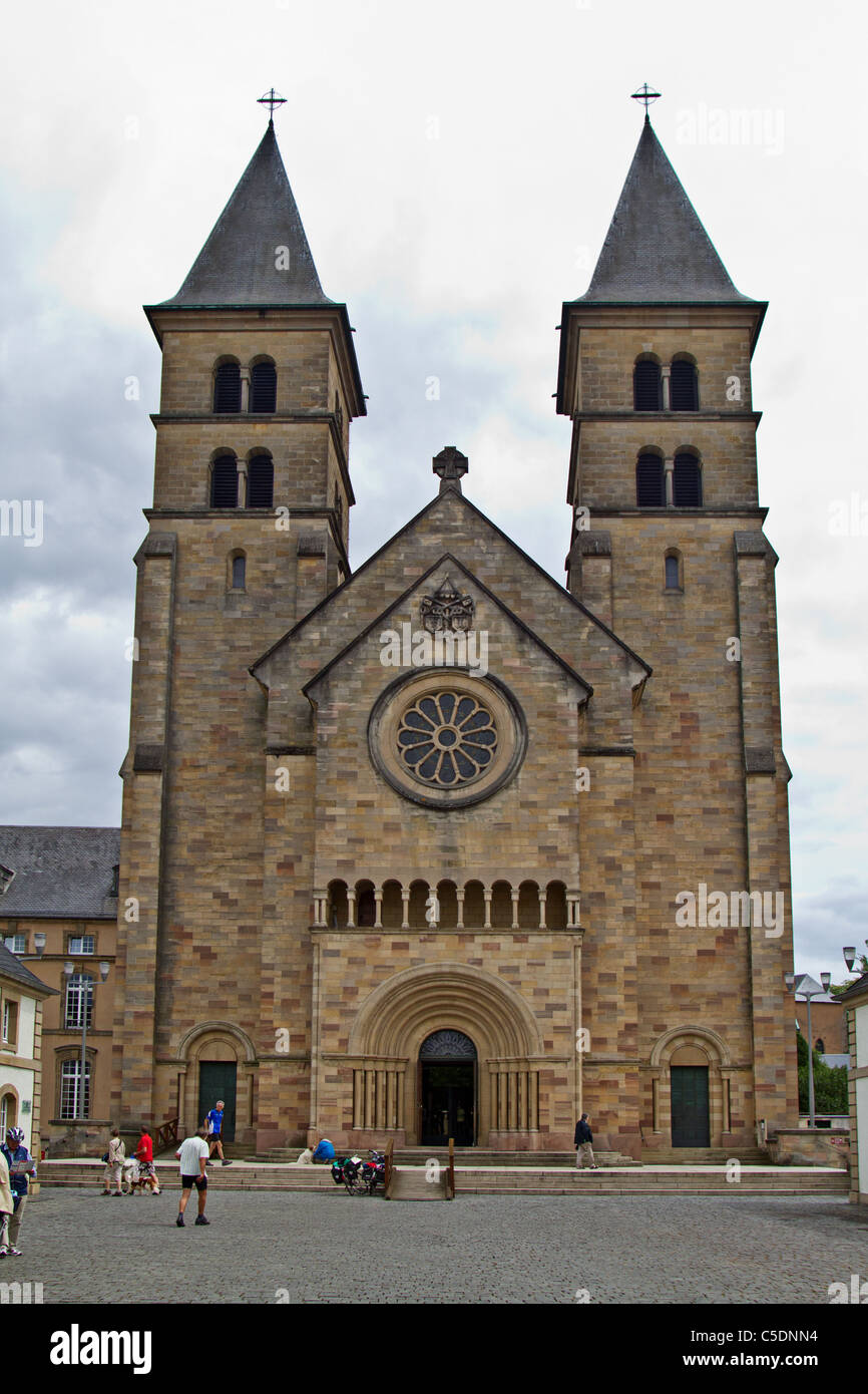 Basilica in Echternach, Luxemburg Stock Photo