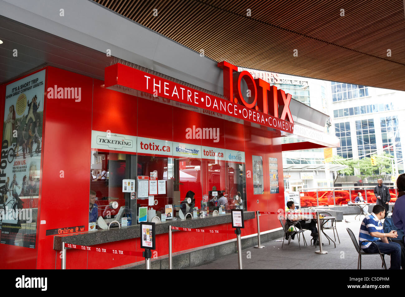 totix toronto official ticket shop yongedundas square ontario canada Stock Photo Alamy