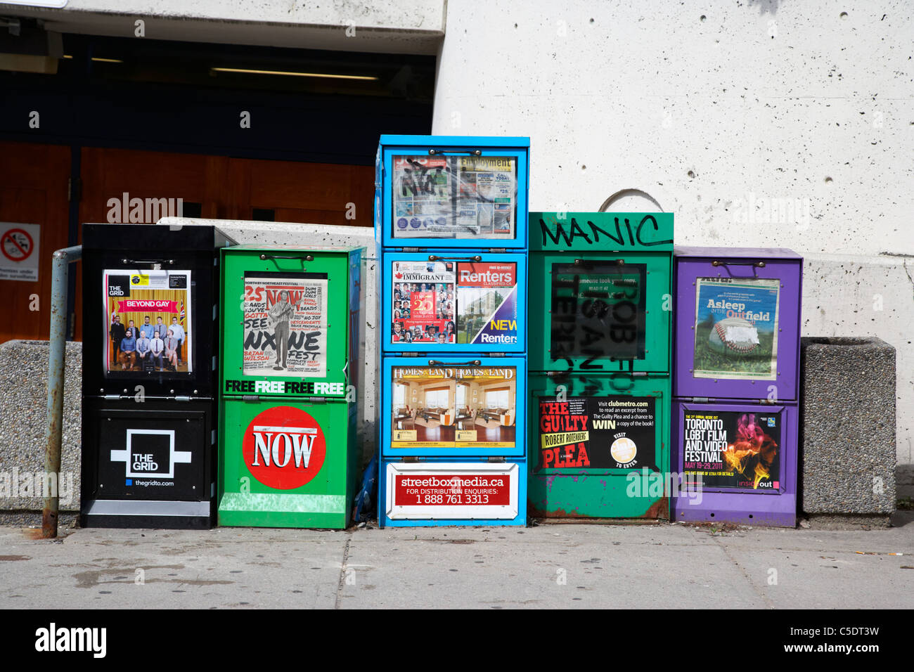 Newspaper Vending Boxes High Resolution Stock Photography and Images