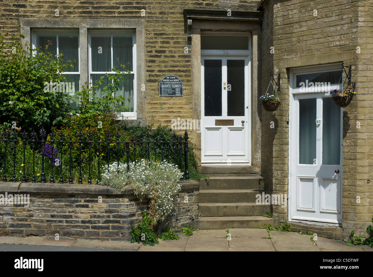 House in Thornton, near Bradford, West Yorkshire, UK, the birthplace of