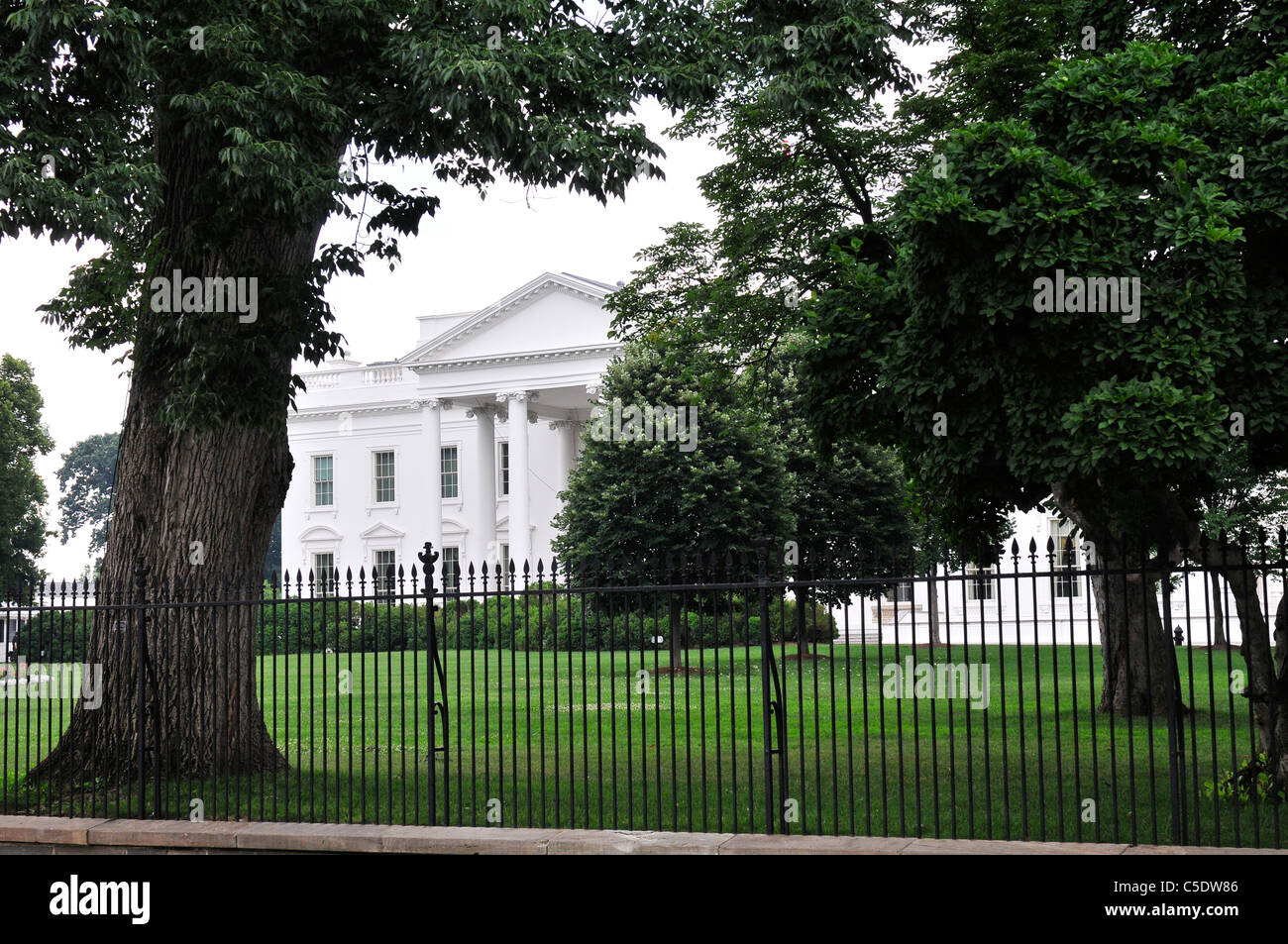 The White House is the official residence and principal workplace of the President of the United States. Stock Photo