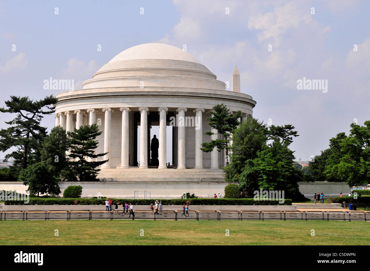 Thomas Jefferson Memorial Stock Photo