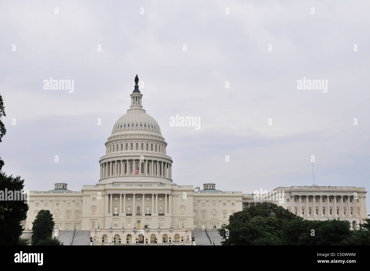 The United States Capitol the meeting place of the United States Congress Stock Photo