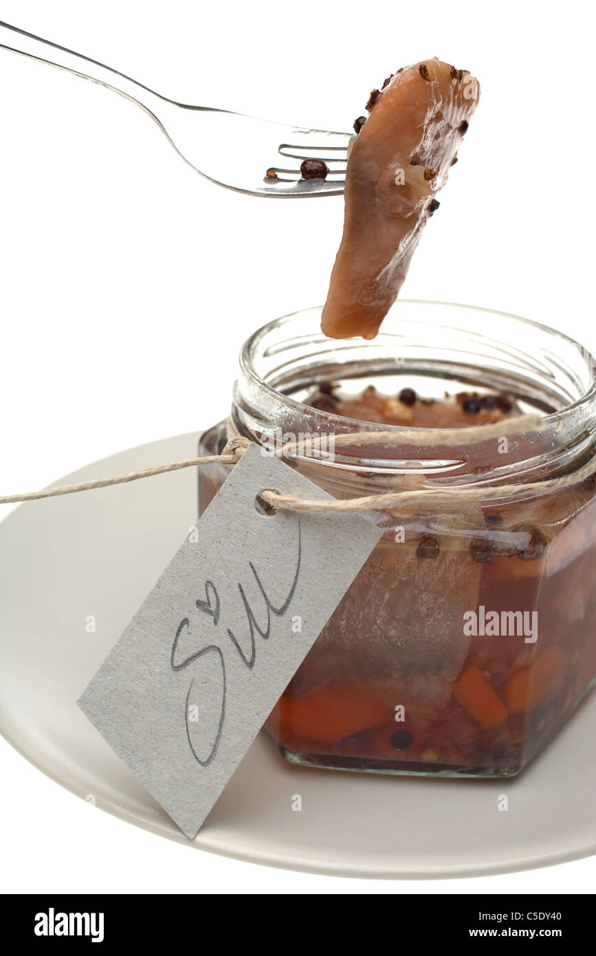 Swedish pickled herring jar hires stock photography and images Alamy