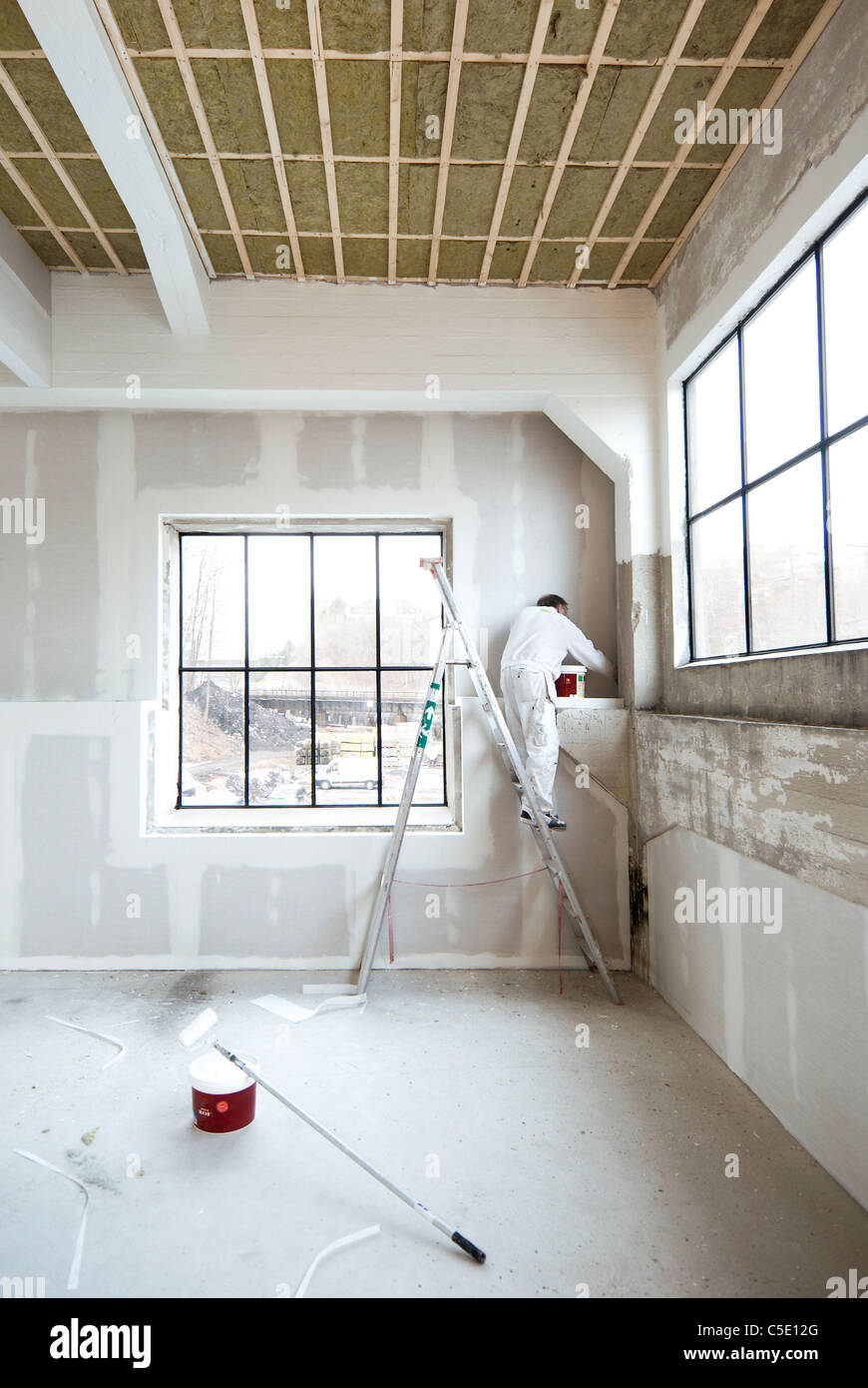 View Of House Under Renovation Stock Photo Alamy View Of House Under Renovation Stock Photo Alamy