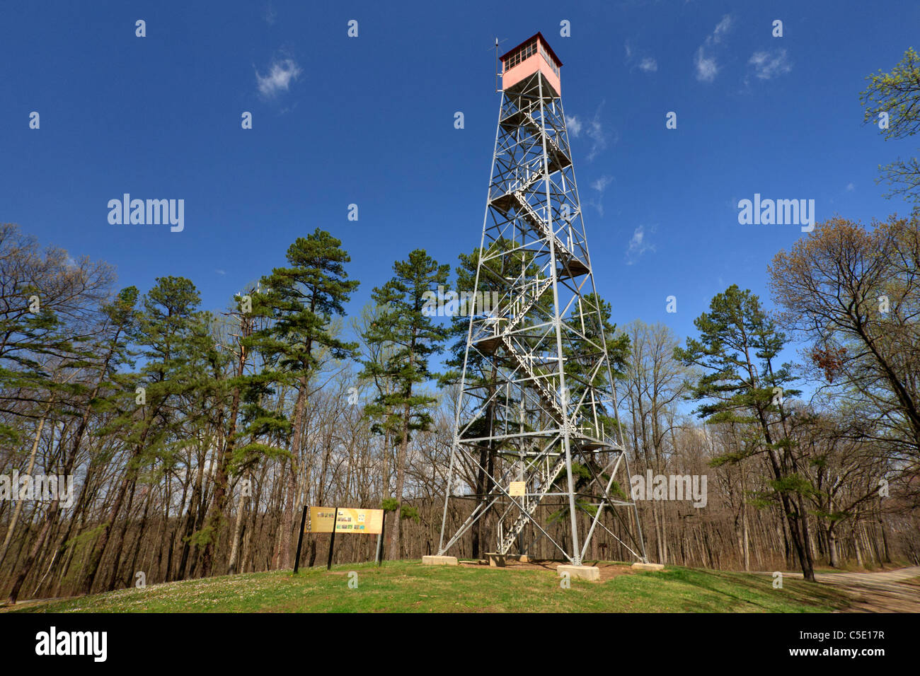 Atkinson Ridge Tower, Zaleski State Forest Stock Photo Alamy