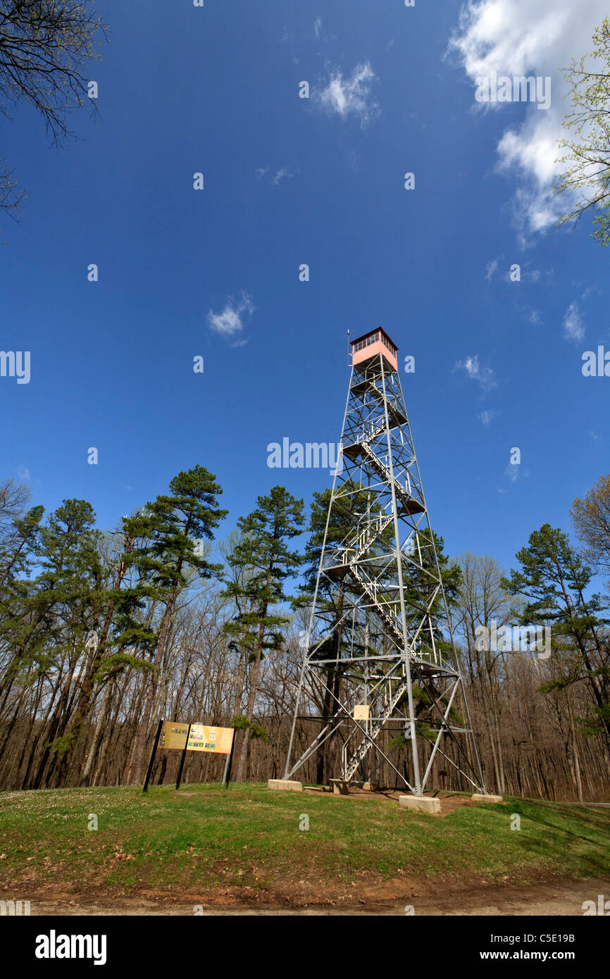 Atkinson Ridge Tower, Zaleski State Forest Stock Photo Alamy