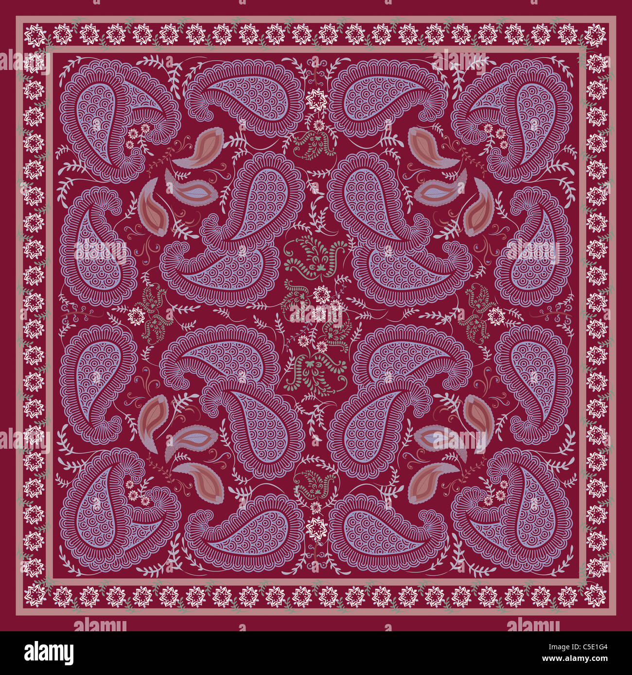 Kerchief Design Stock Photo - Alamy